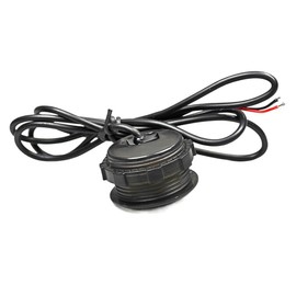 CGEAMDY Motorcycle Voltmeter, DC 5V-100V LED Digital Voltmeter, Round Waterproof LED Panel Display, Universal for Boat, Marine, Motorcycle, Truck, Camper, ATV, UTV (Red)