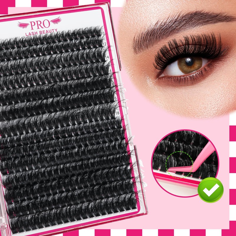 PRO DIY Lash Extension Kit Individual Lashes Kit with 280