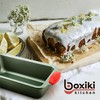 Boxiki Kitchen Non Stick Steel Banana Bread Pan for Baking,