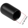 MACHSWON 7.5mm Rubber End Caps Vinyl Round End Cap Cover