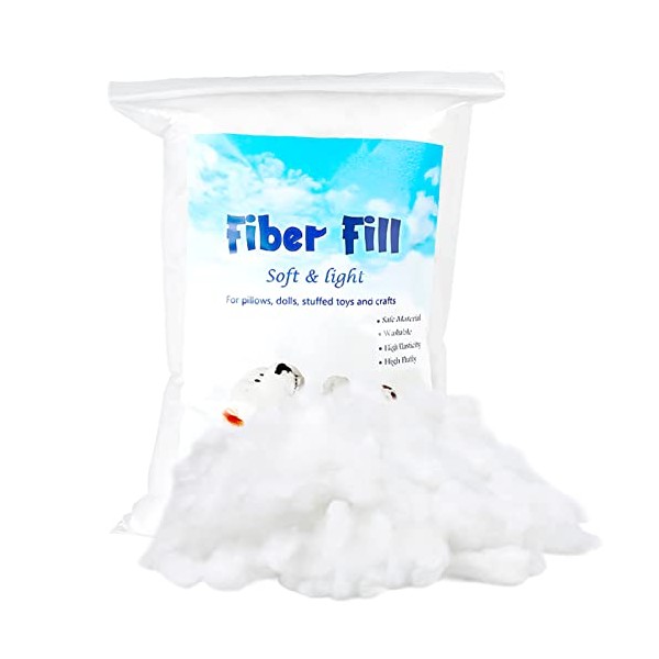 200g Polyester Fill, Premium Polyester Fiberfill, Recycled Polyester Fiber, High