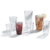 Carlisle 4366307 Polycarbonate Swirl Tumbler, 8 oz Capacity, Clear (Case
