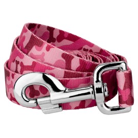 Country Brook Petz - Pink Bone Camo Dog Leash - Camouflage Collection Featuring Rugged Designs (4 Foot, 1/2 Inch Wide)