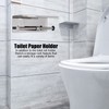 Toilet Paper Holder Dual End Wall Mounted Toilet Roll Holder