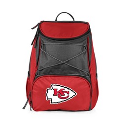 PICNIC TIME Red Kansas City Chiefs PTX Backpack Cooler