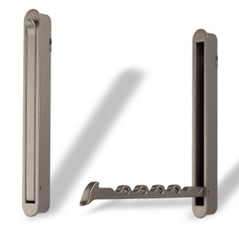 So Tech SO67591 Snap Getting Clothes Standing Coat Hook Modern Design Stainless Steel Look 140 x 16 mm