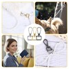 30 Pcs Metal D Ring Swivel Lobster Claw Clasp Snap