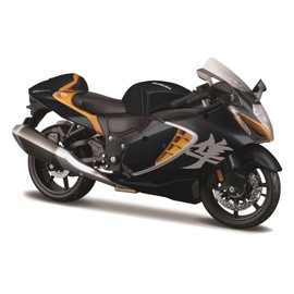 Maisto 32724 1/12 Special Package Suzuki Hayabusa 2022 Black Mini Car, Diecast Car, Motorcycle, Motorcycle, Finished Product