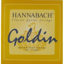 Hannabach Classical Guitar Goldin Medium/High Tension, 725