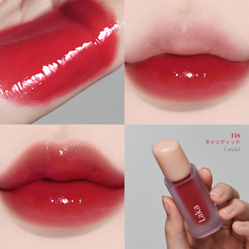Laka Fruity Glam Tint #116 Candy Lip Color, Genuine Japanese