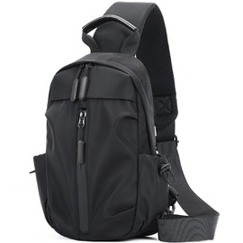 Mochila Bandolera Impermeable Mochila Cruzada Antirrobo Bolso Bandolera Hombre Mujer - Bolsa de Pecho Grande con Puerto de Carga USB Mariconeras Múltiples Compartimentos Ciclismo Deporte Senderismo