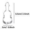 WDYJMALL Violin Cookie Cutter