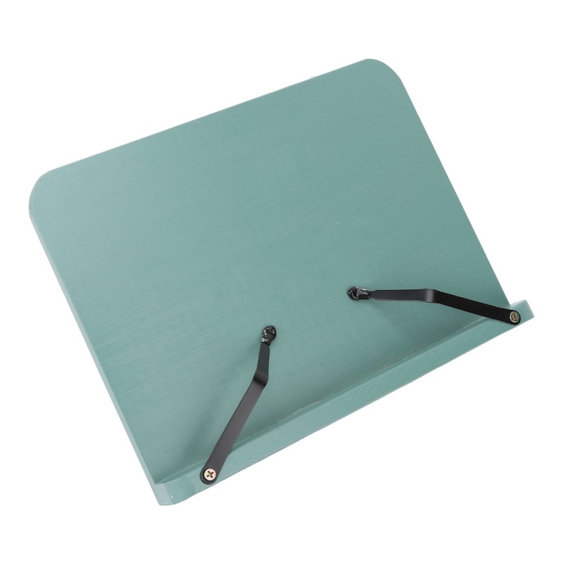 Book Stand Adjustable Angle Foldable Small Desk Bookrest with Page