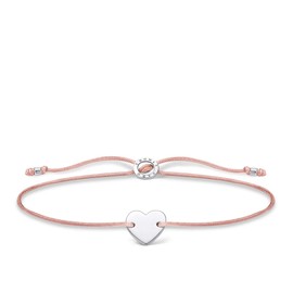 Thomas Sabo Women's Heart Bracelet 925 Sterling Silver 13-20 cm Length, 13,00 - 20,00 cm, Sterling Silver