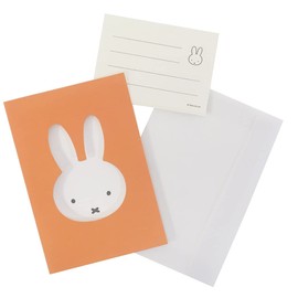 Miffy [Greeting Card] with Envelope Birthday Card / Face Orange Dick Bruna