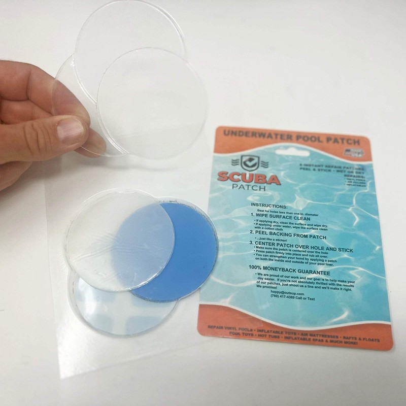 Scuba Patch Heavy Duty Underwater Pool Liner Patches | Heavy
