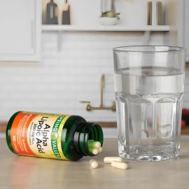 Ácido Alfa Lipoico 200mg 100 Cápsulas Protección Celular Sabor