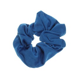 Girls Royal Blue School Jersey Style Hair Scrunchie Hair Bobble Hair Elastic Band for Women Girls by Glitz4Girlz