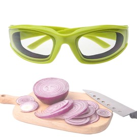 Lilibeila Onion Goggles No Tears Glasses Goggles Anti Scratch Goggles Gogglees Onion Gogglees for Cooking Biking Kitchen (green)