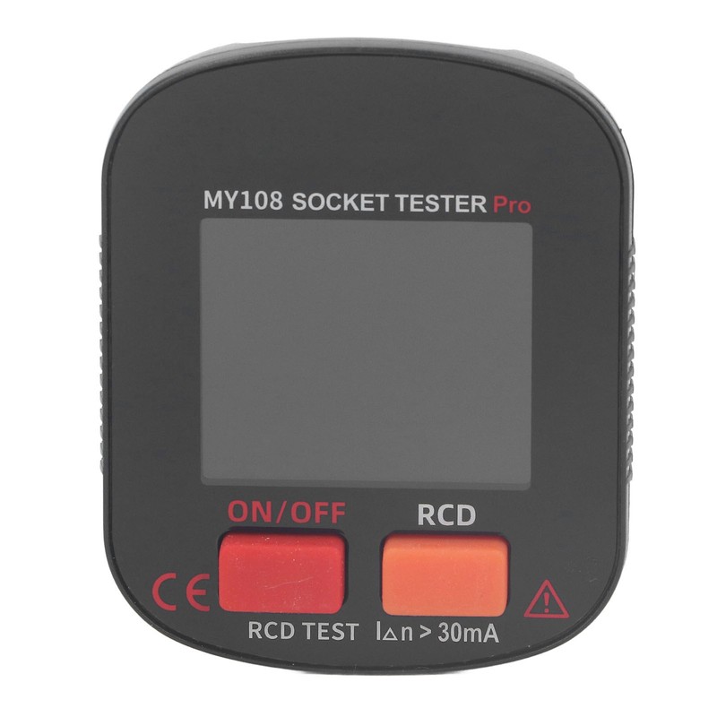 Digital Display Socket Tester LED Screen Ground Wire Receptacle Detector