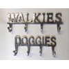 Doggies Dog Pet Lead Leash Holder Rack 4 Hooks Doggies