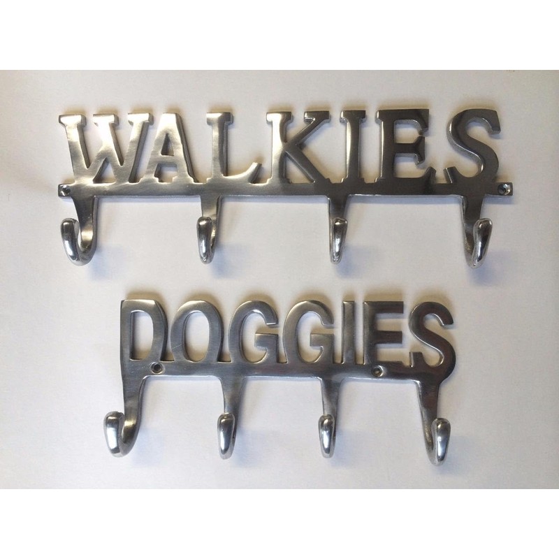Doggies Dog Pet Lead Leash Holder Rack 4 Hooks Doggies