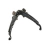 VingTAINE H7567-MOC- Banana Clip, Flower Enamel, Stone, Point, Flower Hair