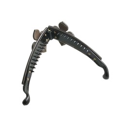 VingTAINE H7567-MOC- Banana Clip, Flower Enamel, Stone, Point, Flower Hair Accessory