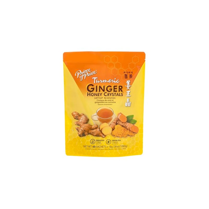 Prince of Peace Instant Ginger Honey Crystals with Turmeric, Value