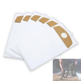 Hxszk 6-Pack Wet/Dry Fleece Dust Bags - Compatible with FLEX Wet/Dry Vacuum-FT522
