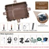 Waterproof Electrical Box, Large Outdoor Extension Cord Covers Waterproof, 8