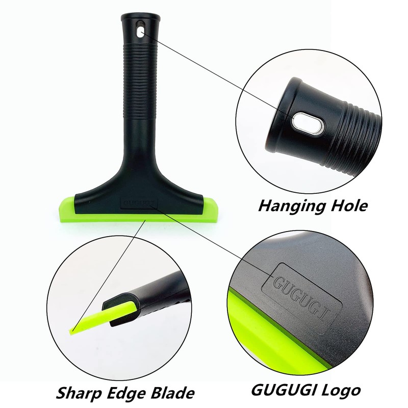 GUGUGI Super Flexible Silicone Squeegee, Auto Water Blade, Water Wiper,