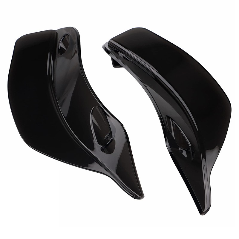 SHMTOOL Black Side Wings Upper Fairing Wind Air Deflector for
