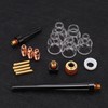 Welding Torch Accessories Kit Glass Cup Nozzle Brass Consumables for