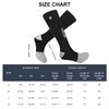 Heated Socks, Battery Rechargeable Electric Heating Socks, Thermal Warm Socks