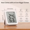 SwitchBot Indoor Thermometer Hygrometer 4 Pack, Indoor Temperature Humidity Sensor