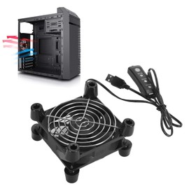 PC Case Fan, 90MM Computer Case Fan with 3 Levels Adjustment, 2800RPM Efficient Low Noise PC Fans for Computer Game Console