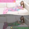 WERNNSAI Mermaid Tail Blanket - Glow in The Dark Mermaid