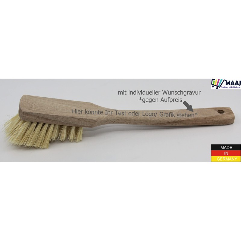 MAAJ Horseshoe Brush/Climbing Shirt Brush with Natural Fibres – Made