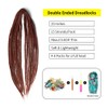 20" Double Ended Dreadlock Extensions 15 Strands DE Synthetic Handmade