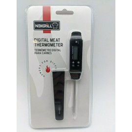 Nexgrill - Digital Meat Thermometer in Black - 2 3/4" Probe - With Cover