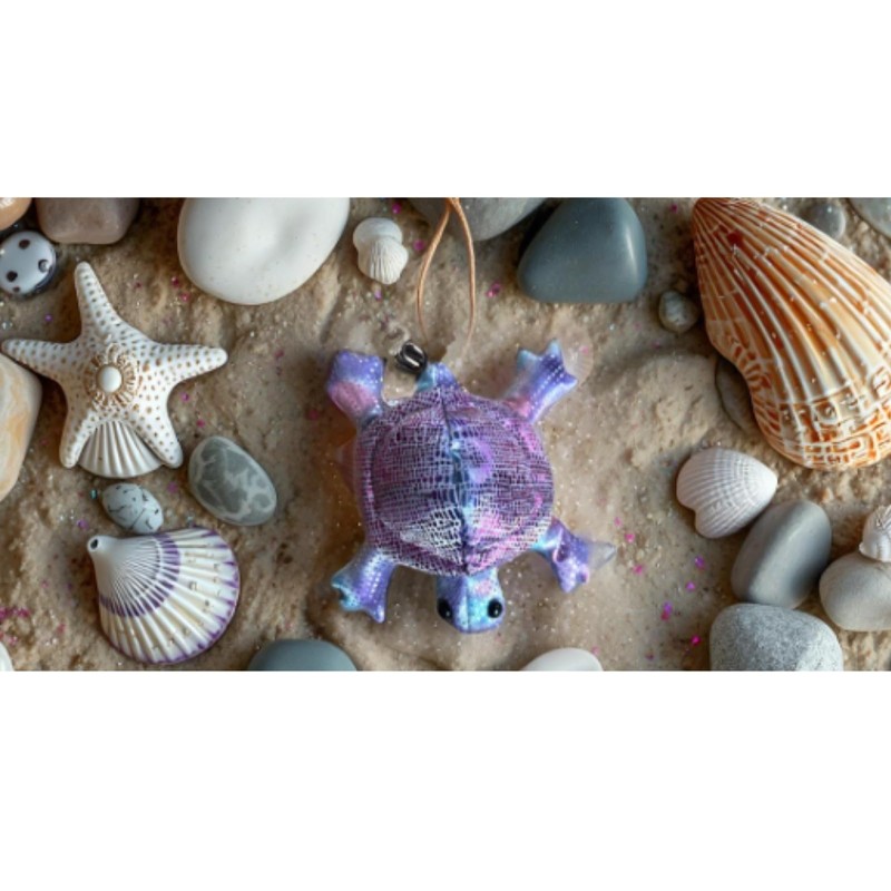 LK Trend & Style Sand Animal Turtle Worry Stone, 11