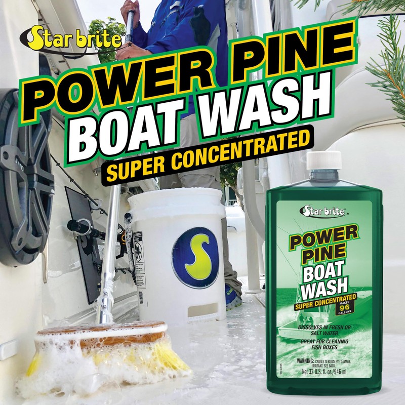 STAR BRITE Power Pine Boat Wash Super Concentrate - Makes