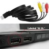 BENACES USB to 3RCA Cable, 1.5m/5Ft USB A Male to