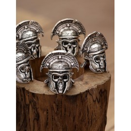 HAQUIL Centurion Skull Lanyard Bead 5 pcs Combo Viking Beads Norse Hair Hair Beads Lock Beads Dreadlock Accessories