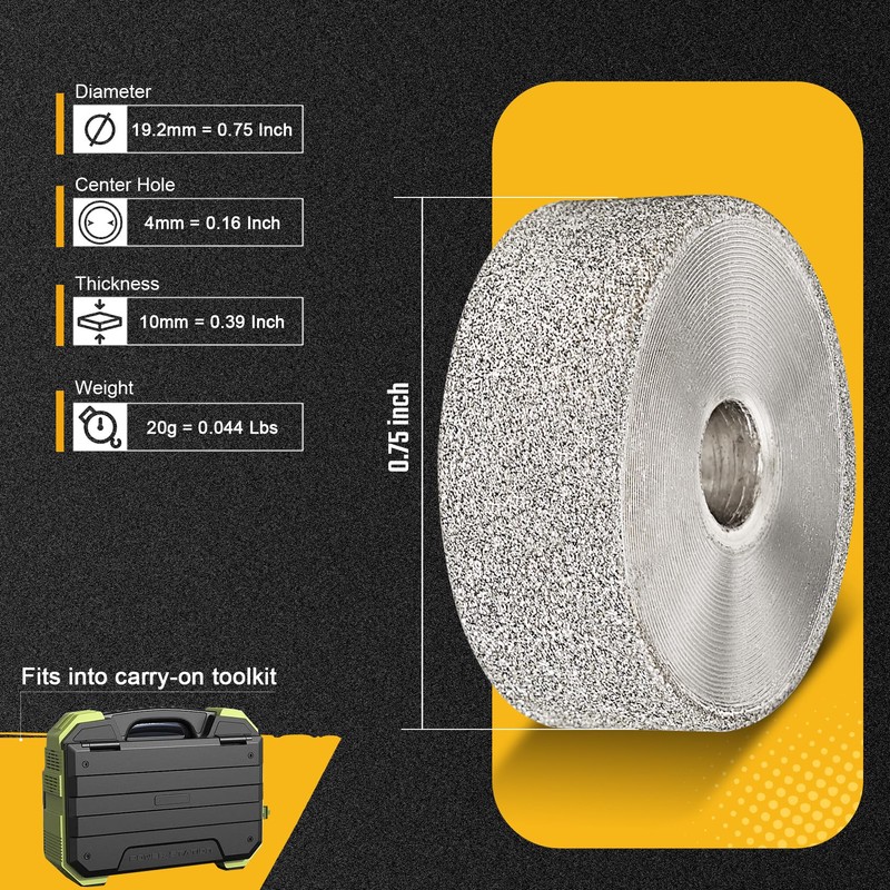 Sbestily Sanding Bits for Dremel Rotary Tool，Grinding Stone Diamond Sanding