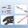 Non-insulated Female Spade Quick Splice Crimp Terminals 6.3mm, Complete Set