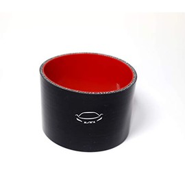 LTI Universal (102mm) 4" ID Straight Silicone Hose Coupler 4-Ply Reinforced High Performance (4" BLACK)