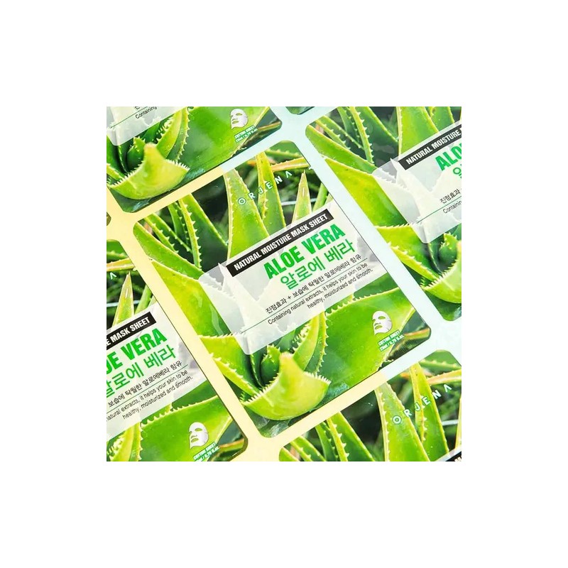 Mascarilla Facial Orjena De Aloe Vera 10 Piezas