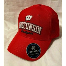 Top of the World WISCONSIN BADGERS ADJUSTABLE SNAPBACK HAT